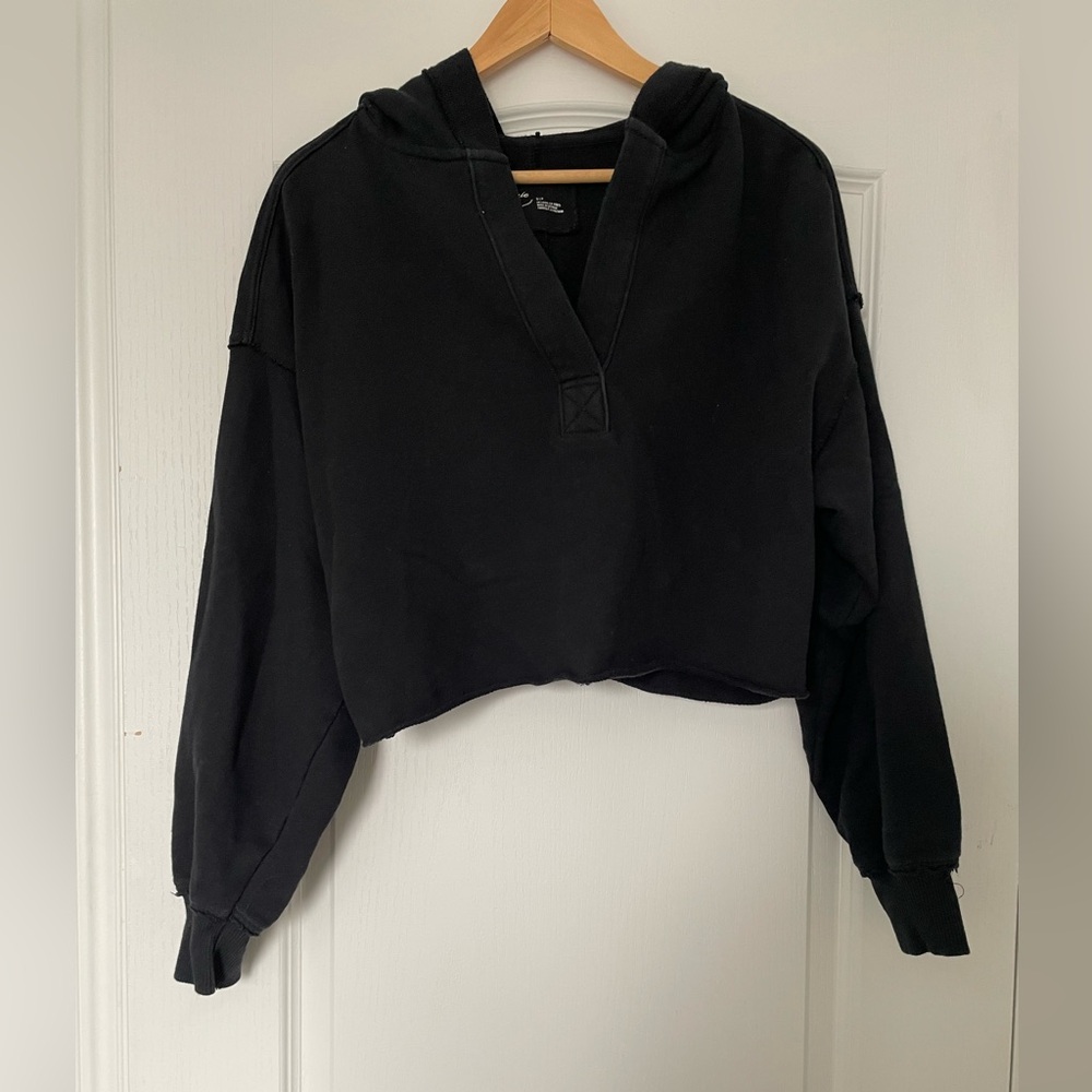Aerie Black Women's Cropped Top